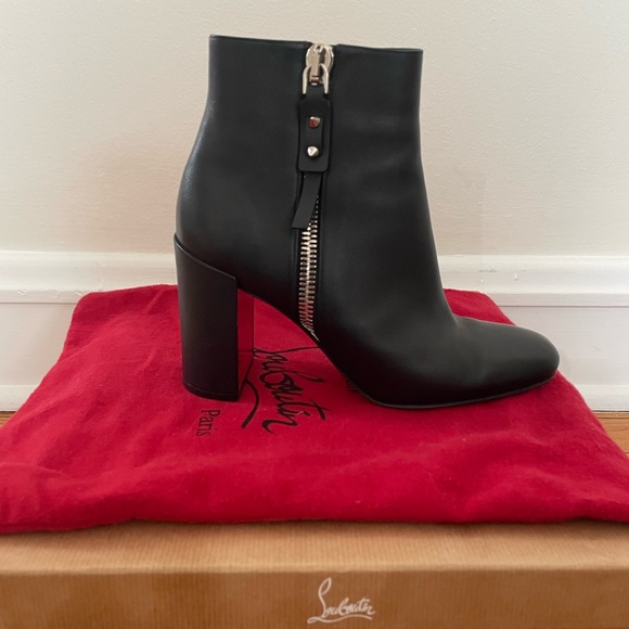 Christian Louboutin Shoes - Christian Louboutin, Ziptotal 85 leather ankle boots